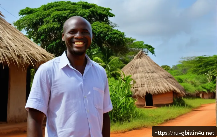 기니비사우에서의 가이드 투어와 로컬 투어 - A peaceful scene of a private tour in Guinea-Bissau featuring a well-dressed, respectful guide and a...